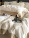 Plush Coral Velvet Winter Bedding Set with Cozy Duvet and Comforter