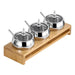 Premium 304 Stainless Steel Spice Organizer Set with Oil Sprayer - Essential Kitchen Accessory for Culinary Enthusiasts