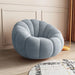 Versatile Rotating Pumpkin Plush Chair - Stylish Lounge Seating for Modern Spaces