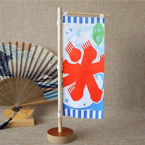 Japanese Sushi Bar Decorative Mini Knife Flags - Premium Quality Waterproof Signage for Authentic Restaurant Ambiance