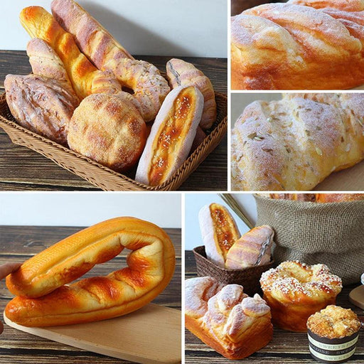 Elegant Artificial French Baguette Home Decor for Kitchen and Display