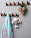 Stylish Solid Wood Wall-Mounted Coat Rack for Chic Home Organization