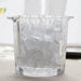 Sleek Crystal Ice Bucket with Champagne Holder - Luxurious Wine Chiller for Events and Bars