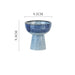 Elegant Blue and White Porcelain Dessert and Snack Bowl