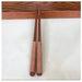 23.5CM Artisan Chestnut Wood Sushi Chopsticks - Handmade Japanese & Chinese Style Dining Gift