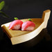 Chic Wooden Sushi Serving Tray - Artistic Dishware for Asian Culinary Experiences