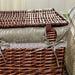 Elegant Rattan Storage Hamper with Lid - Stylish Organizer for Clothes, Toys, and Home Essentials