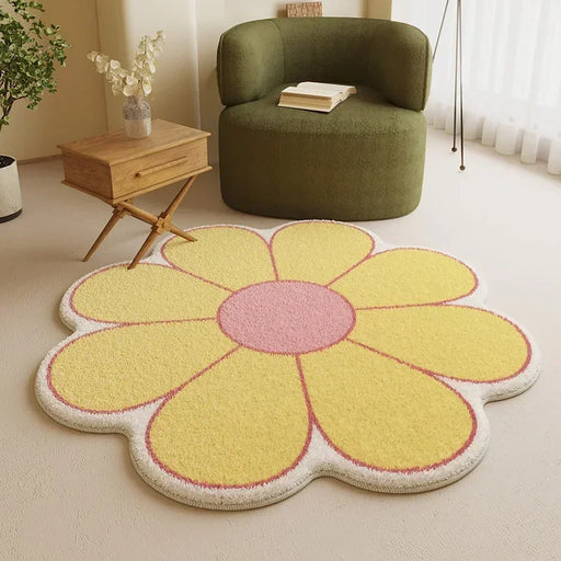 Luxurious Floral Area Rug Set with Anti-Skid Backing for Chic Home Styling