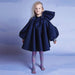 Charming Boutique Princess Dress for Girls with Elegant Bow and Puff Sleeves