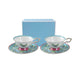 Whimsical Butterfly Elegance Bone China Tea Cup and Saucer Set