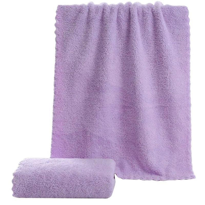 Luxury 3-Pack Microfiber Coral Velvet Towels - 30x60cm