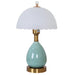 Elegant Fusion Bedside Lamp 2024: Retro Ceramic Lighting with European and Chinese Influence