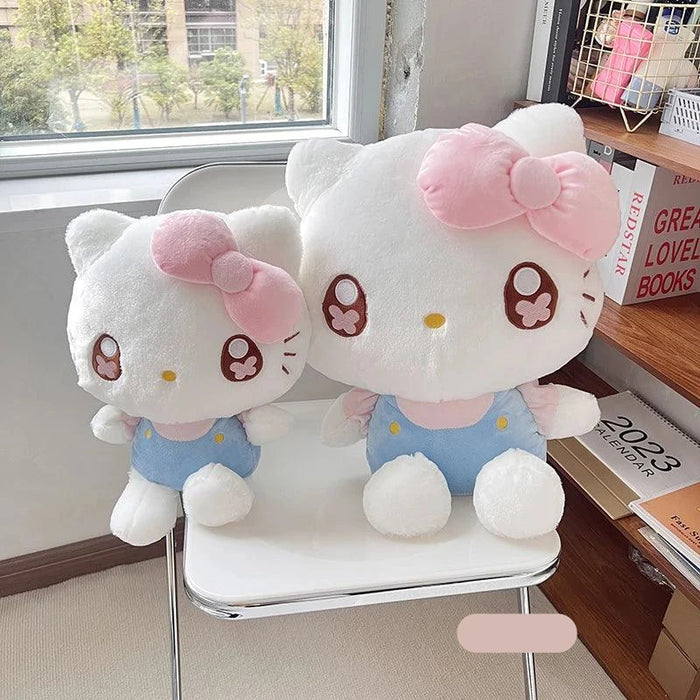 Charming Hello Kitty Kawaii Plush Toy - Soft Fluffy Stuffed Doll in 35/45cm for Girls