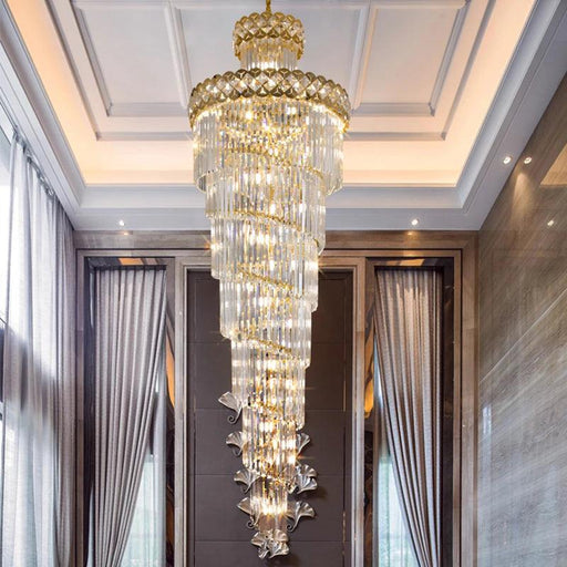 Opulent Crystal Chandelier - Chic Lighting Solution