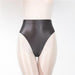 Elegant Sheer Satin High-Waist Lingerie Briefs for Women