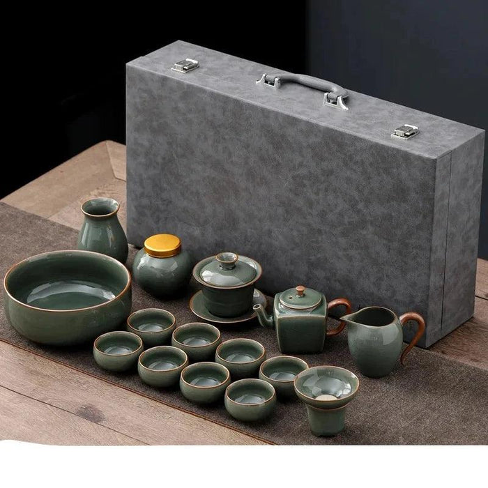 Exquisite Ruyao Kung Fu Tea Set for an Elevated Brewing Experience