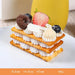 Realistic Artificial Fruit Cake Biscuit Model for Photography and Table Decor - 1PC Lifelike Fake Food Display Piece