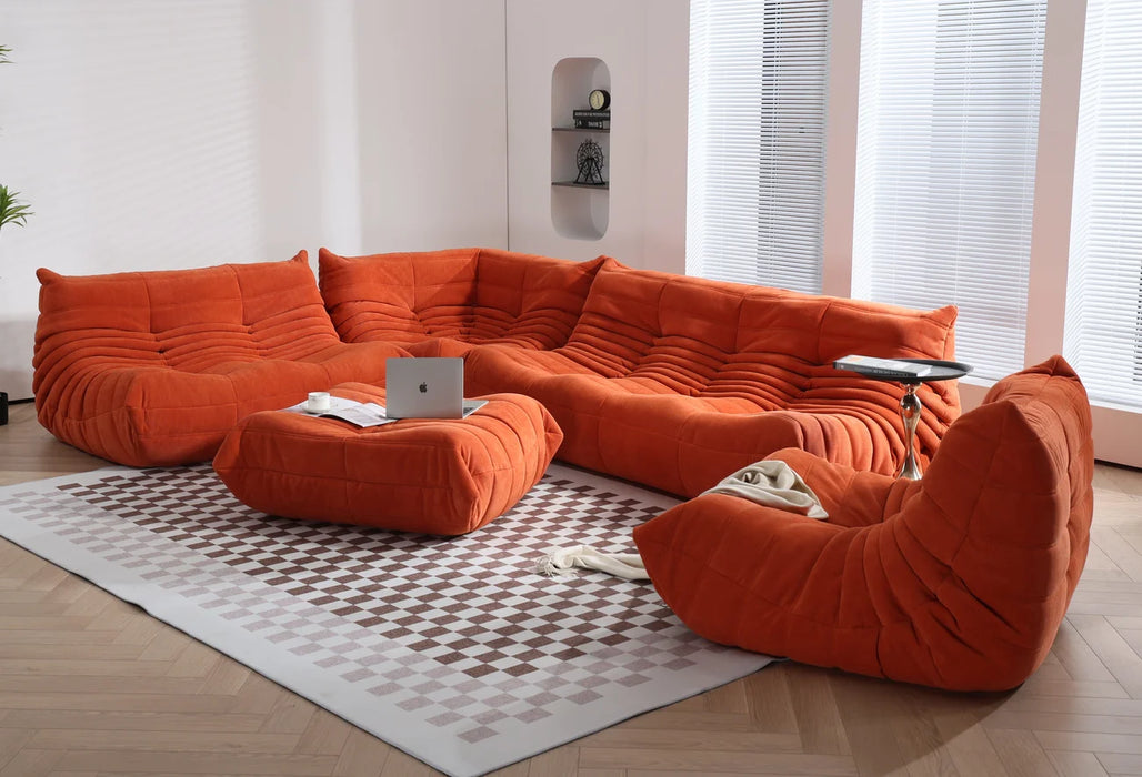 Caterpillar Relaxation Sofa - Stylish Single Lounge Chair for Any Space