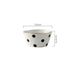 Elegant Gold-Trimmed Polka Dot Ceramic Dining Set for Sophisticated Entertaining