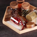 Stylish Airtight Glass Containers with Acacia Wood Lids - Ideal for Food and Spice Storage