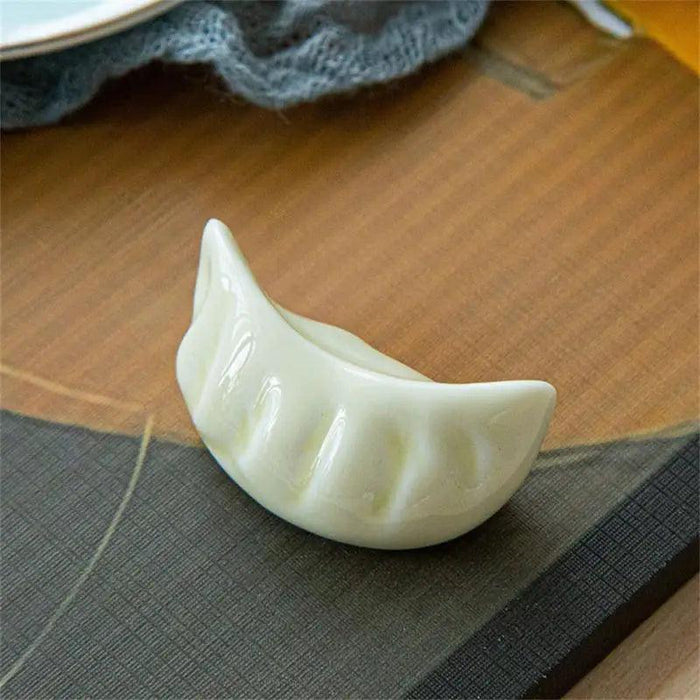 Charming Ceramic Dumpling Chopsticks Holder Set for Elegant Japanese Dining