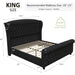 Opulent Handcrafted Velvet King Sleigh Bed - Sophisticated Style & Exceptional Comfort