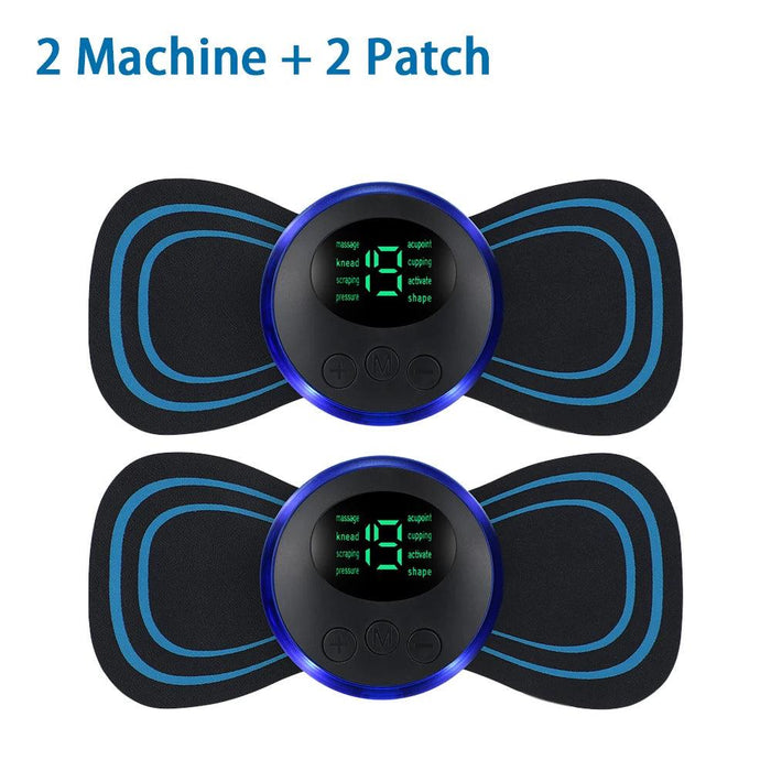 Portable Electric Neck Massager with 8 Adjustable Modes - Full Body Muscle Relaxation Stimulator