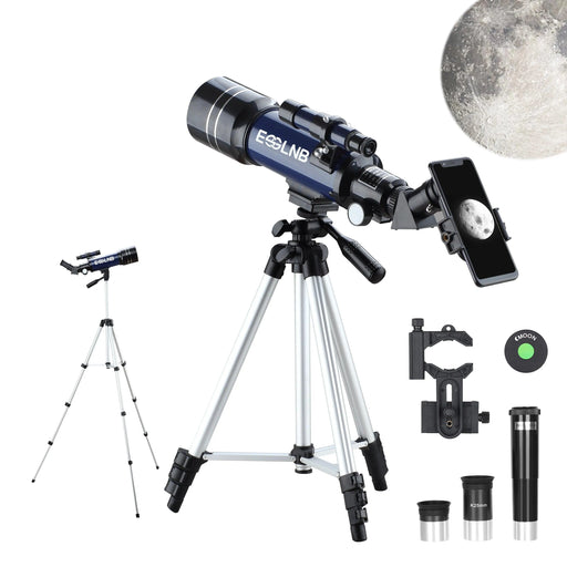 Beginner's Telescope 70mm with Adjustable Tripod and Phone Holder