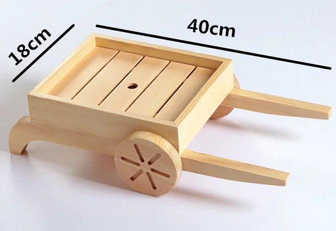 Elegant Wooden Sushi Presentation Platter - Stylish Japanese Dining Essential for Sushi and Snacks