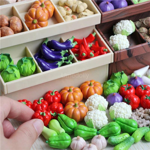 1/6 Scale Miniature Dollhouse Pumpkin Vegetable Toy for Blyth BJD Doll Accessories