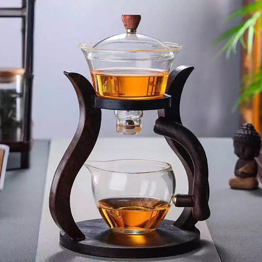 Elegant Automatic Infuser Glass Tea Pot with Magnetic Water Control