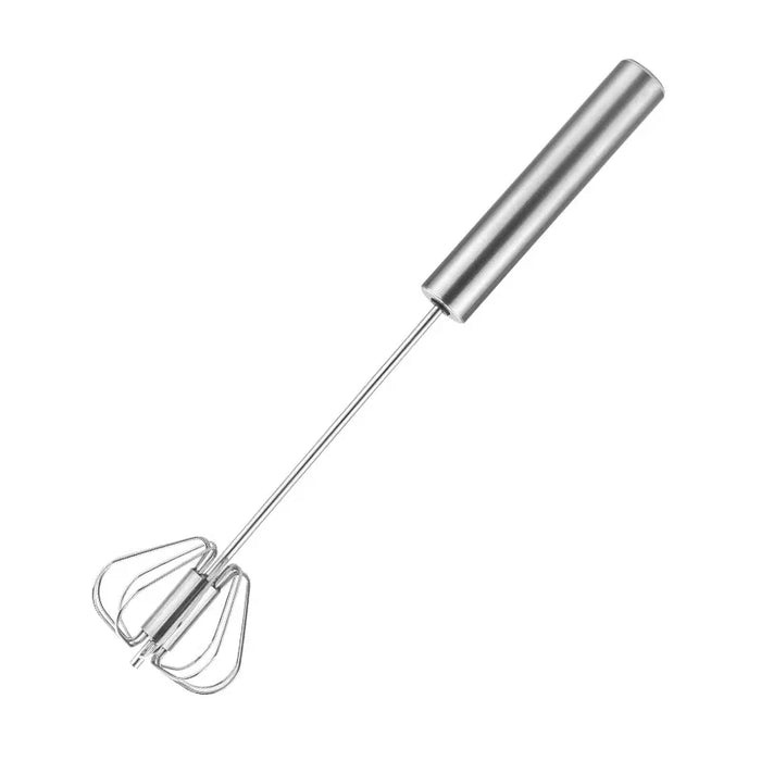 Stainless Steel Semi-Automatic Egg Mixer with Holder - Baking and Cooking Essentials