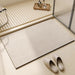 Elegant Diatomite Bath Mat Ensemble - Chic Water-Absorbing Toilet Set