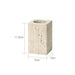 Natural Beige Travertine Luxury Bathroom Accessory Collection - Soap Dispenser, Dish, Reed Diffuser & Vanity Tray Set