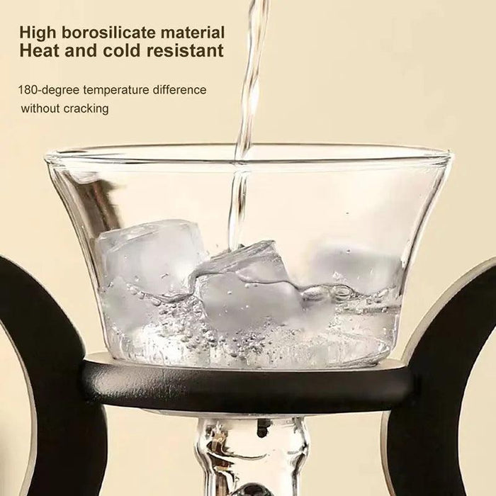 Elegant Automatic Infuser Glass Tea Pot with Magnetic Water Control