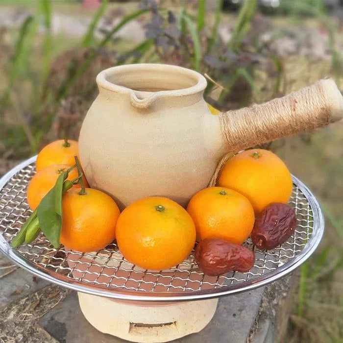 Handcrafted Clay Tea Set with Unique Justice Cup for Artful Brewing