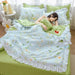 Chic Summer Lightweight Comforter with Ruffled Edges