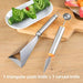 Artistic Apple Design Stainless Steel Fruit Carving Knife Set - Transform Your Fruit Displays