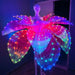 Radiant Bloom LED Glow Dress for Elegant Events