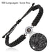 Personalized Braided Rope Photo Projection Bracelets