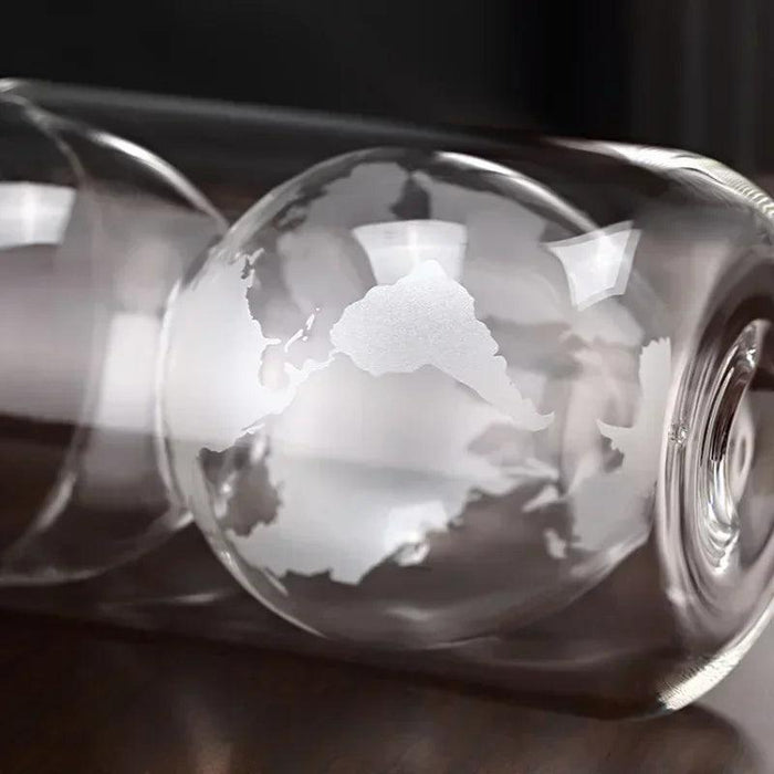 Sophisticated Double-Walled Globe-Shaped Glass Cup for All Your Favorite Drinks