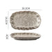 Artisan Hammered Ceramic Dish Set for Sophisticated Dining