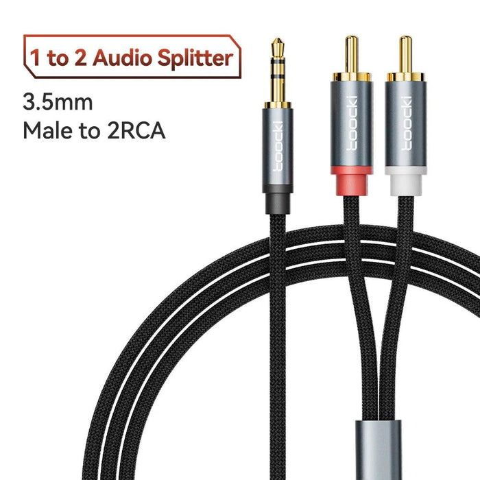 Superior RCA Audio Splitter Cable: Enhance Your Sound Quality with Effortless 3.5mm Connectivity