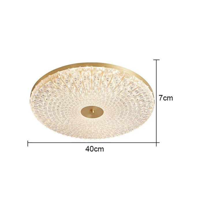 Chic LED Round Acrylic Ceiling Light for Luxurious Home Decor