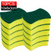 Super-Absorbent Versatile Cleaning Sponges - Effective Dish Brushes for Stubborn Stains and Pot Scrubbing (Multiple Pack Sizes Available)