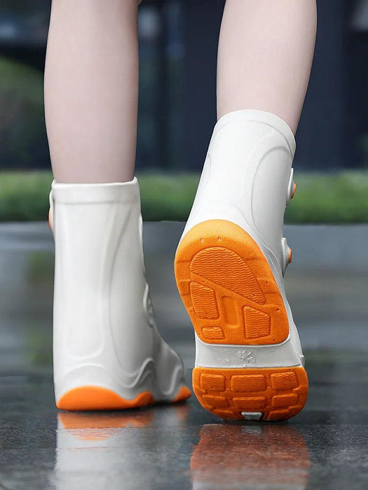 Silicone Waterproof Shoe Covers for Women and Kids - Non-Slip Rain Boot Protectors