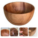 Acacia Wood Japanese Bowl - Elegant Multi-Purpose Container for Soups, Salads, and Rice for Children and Dining