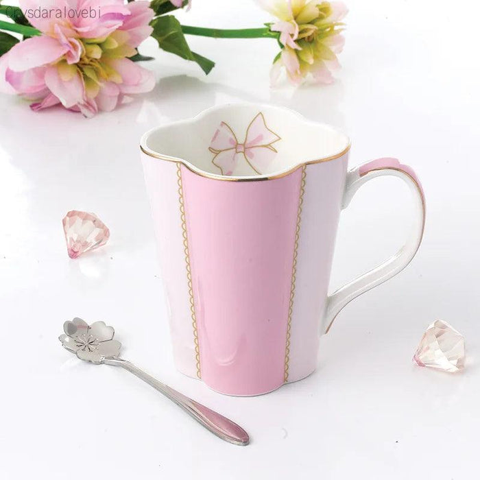 Elegant 330ml Premium Bone China Tea and Coffee Mugs