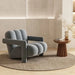 Elegant Modern Leather Armchair Duo: Chic Living Room Seating Solution