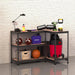 Heavy-Duty 4-Tier Metal Garage Storage Rack - 7200 lbs Load Capacity